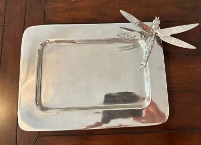 Bandeja Candelabro Bandeja Libélula Aluminio Hecho en México Foto 1 de 4