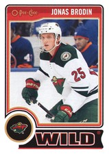 2014-15 O-Pee-Chee Wild Hockey Card #37 Jonas Brodin
