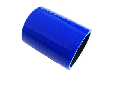 BLUE ID 3" 76MM STRAIGHT TURBO/INLET/INTERCOOLER SILICONE COUPLER HOSE - Image 1 of 4