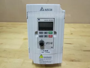 Delta Inverter VFD015M23A AC Variable Frequency Drive VFD-M 2HP 230V 3 Phase - Picture 1 of 4