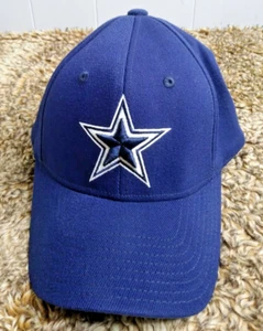 Vintage Dallas Cowboys NFL Brand Stretch Fitted Hat Cap Embroiderd Star Logo - Picture 1 of 6