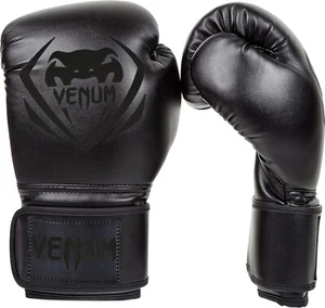 Venum Contender 1.0 14oz Boxing Gloves Black/Black - Picture 1 of 4