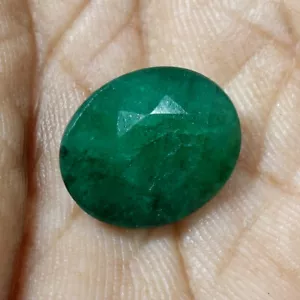 07.20 Carat Natural Emerald Oval Cabochon Cut Loose Stone NP - Picture 1 of 4