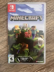 Minecraft Nintendo Switch Game w/Case Super Mario Mash-up - Picture 1 of 3