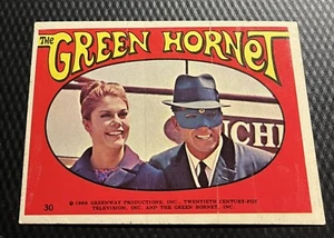 1967 Topps Green Hornet Set Break Sticker #30 Mid-Grade No Creases - Picture 1 of 3