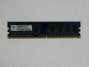 Módulo de memoria de escritorio RAM sin búfer 1 GB Nanya DDR2 800 mhhz pc2-6400 SIN ECC - Imagen 1 de 1