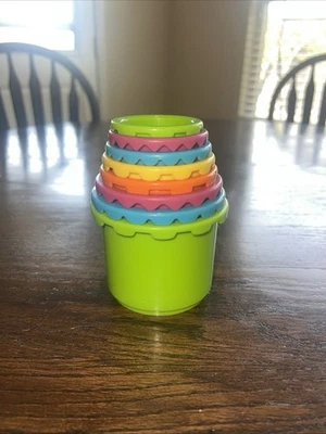 The First Years 8 Piece Stack and Count Number Nesting Cups Toy Set - Image 1 of 4