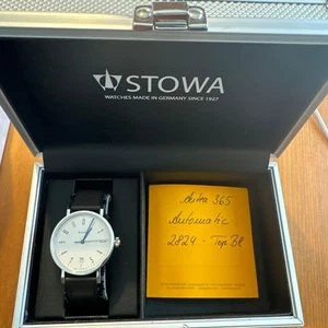 Reloj Stowa Antea 36mm Automático Bauhaus Nuevo Esqueleto Trasero con Caja y Papeles - Imagen 1 de 10