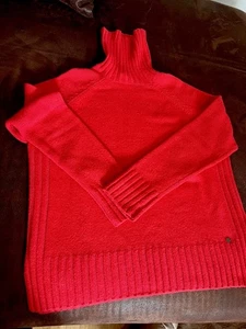 Pullover Longpullover TAIFUN  Oberteil Damen  Rot Langarm 100% Kaschmir - Bild 1 von 7