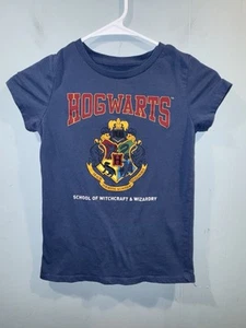 Kids Harry Potter T Shirt Size Medium (8) Hogwarts Graphic  - Picture 1 of 4