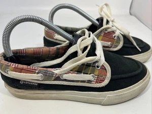 Converse Schuhe Herren 7 Wmns 7,5 One Star Boot Canvas Schwarz Flanell Niedrig. - Bild 1 von 18