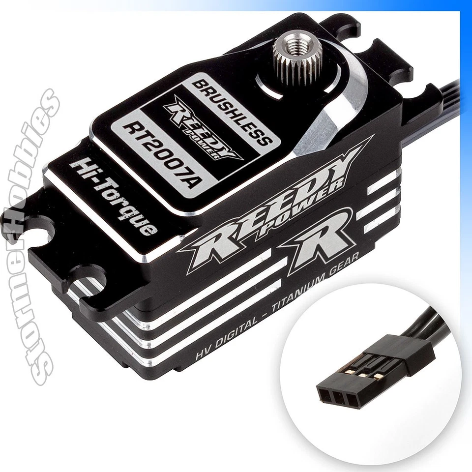 Reedy RT2007A Low-Profile Titanium Gear Brushless Hi-Torque HV Servo - ASC27155 - Image 1 of 2