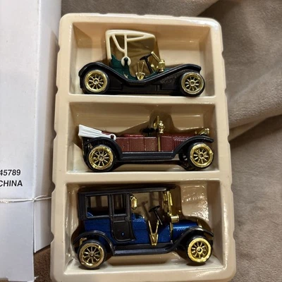 MODEL CARS HIGH SPEED CLASSIC Die Cast Miniatures VINTAGE (set of 3) - Image 1 of 4