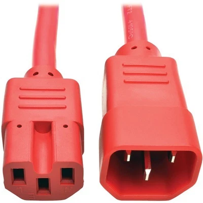 Eaton Tripp Lite Series Power Cord C14 to C15 - Heavy-Duty, 15A, 250V, 14 AWG, 2 - Image 1 of 4