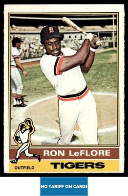 1976 O-Pee-Chee Ron LeFlore Detroit Tigers #61 - Image 1 of 2