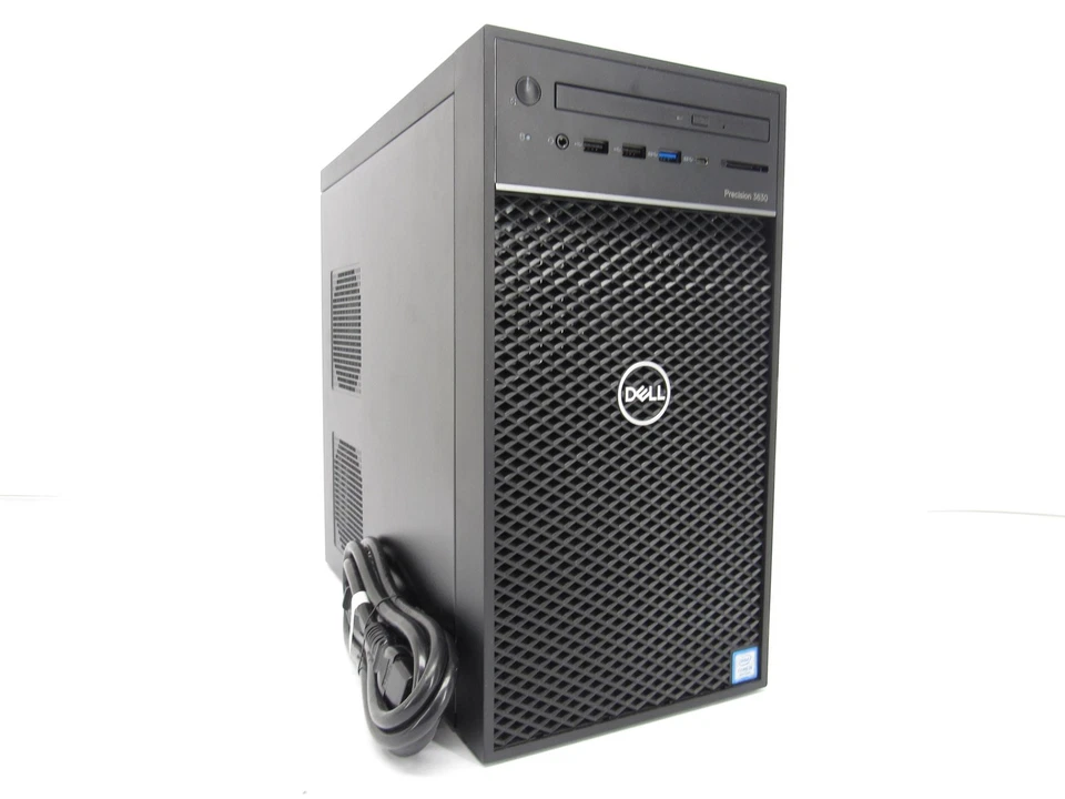 Dell Precision 3630 MT Intel Core i9-9900K 3.60GHz 64GB RAM 512GB SSD DVD-RW - Image 1 of 4