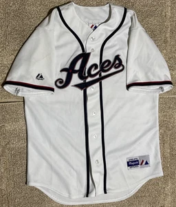 Reno Aces Minor League Baseball Majestic White Jersey Size M / Medium - Picture 1 of 2