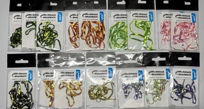 SYBAI MIRAGE TRENZADO / ESPALDA DE NINFA / LOTE DE 16 PAQUETES / ATAR MOSCAS 2 Foto 1 de 2