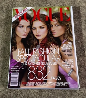 VOGUE magazine September 2004 Biggest Issue Ever fashion style beauty photos - Image 1 of 3
