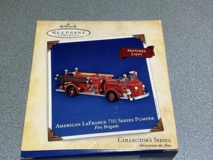 BOMBA AMERICAN LAFRANCE SERIE 700 2004 SELLO RECUERDO ADORNO NUEVO EN CAJA LEER - Imagen 1 de 4