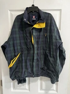 Vtg Men’s Chaps Ralph Lauren Jacket Green And Blue Size XL - Picture 1 of 4