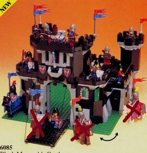 LEGO 6085 Black Monarch's Castle Complete Build plus 5 minifigs and 1 horse - Picture 1 of 5