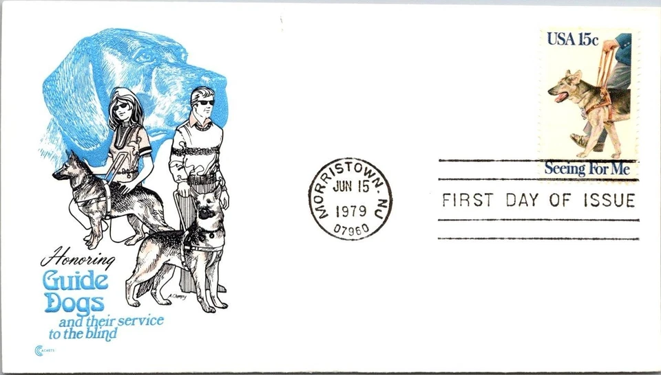 FDC 1979 SC #1787 Cachets #1 - Morristown NJ - Single - J18607 - Image 1 of 2