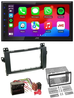 JVC Bluetooth 2DIN MP3 DAB USB Autoradio für Mercedes A-Klasse W169 C169 - Bild 1 von 4