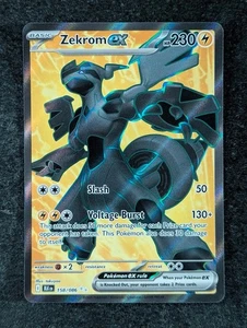 2025 Pokemon ZEKROM EX #158/086 Black Bolt Ultra Rare Lightning English - Picture 1 of 3