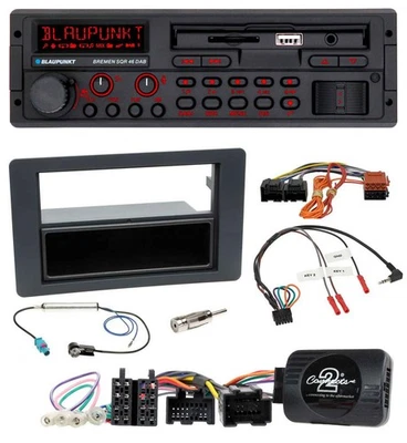 Blaupunkt SD Lenkrad USB Bluetooth DAB Autoradio für Saab 9-5 YS3E Facelift 2005 - Bild 1 von 4