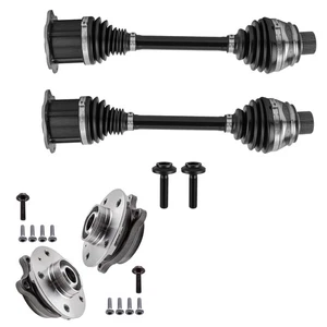 Front Left+Right Drive Shaft&Wheel Bearing Kit For Audi A6 A84G0407271A - Picture 1 of 12