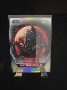 2024 Topps Chrome Star Wars Hyperspace Refractor Mustafar Lava Flea #79 / MINT - Bild 1 von 2