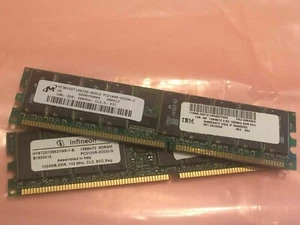 GENUINE IBM 09N4308 1GB ECC DDR SERVER MEMORY (x1) fd3j5 - Picture 1 of 2