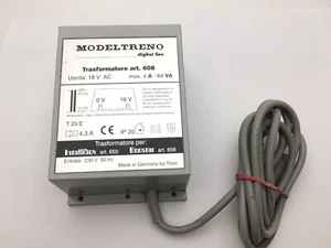 TITAN/MODELTRENO ART. 608 Traformatore TITAN con uscita in AC a 16 Volt - 4 A - Imagen 1 de 4