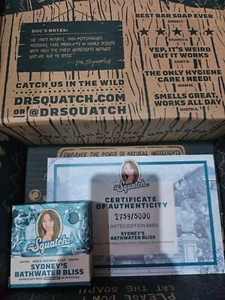 Jabón Dr. Squatch x Sydney Sweeney Sydney’s Bathwater Bliss LE 2759/5000 EN MANO - Imagen 1 de 3
