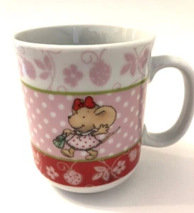 Kindertasse Lillebi Maus Kinderbecher Porzellan Kindergeschirr Rosa Neuwertig - Bild 1 von 4