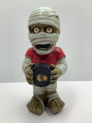 Mummy Chicago Blackhawk Statue Figure FoCo - Mummy Mummy NHL 7” Cover