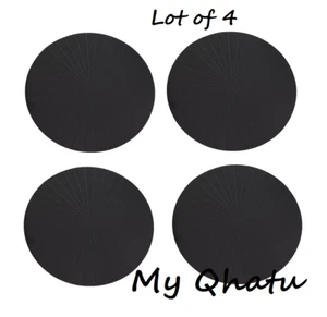 Lot of 4 IKEA PANNA Place Mat Black 15", Placemat 703.511.36 - Picture 1 of 8