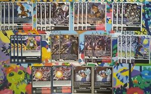 Digimon Card BT12 Black Card Lot