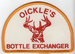OICKLE’S BOTTLE EXCHANGER Patch with Deer Stag Head - Picture 1 of 1