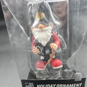 Chicago Blackhawks Hockey Fan NHL Wichtel Weihnachtsschmuck Weihnachtsbaum 3,5" - Bild 1 von 6