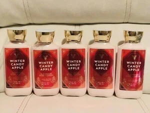 5x New Bath & Body Works Winter Candy Apple 🍎 crema lozione corpo full size 8 oz - Foto 1 di 2