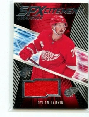 2018-19 SPx SPxcitement Swatches #XS-DL Dylan Larkin C - Image 1 of 2
