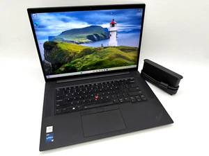 Lenovo P1 Gen 5 4K Touch i9-12900H, 32G Ram, 1TB NVMe, RTX 3080Ti, W11, WARRANTY - Picture 1 of 17