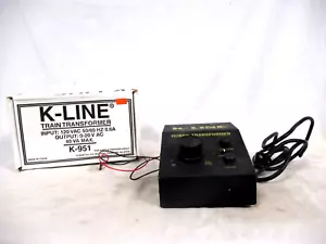 Transformador de tren K-Line K-951 120 VCA 50/60 HZ0.6A 40 VA - Calibre O - Imagen 1 de 13
