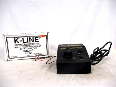 K-Line K-951 Train Transformer 120VAC 50/60 HZ0.6A 40 VA -O -Gauge - Image 1 of 4