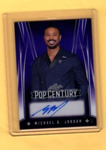 MICHAEL B. JORDAN 6/6 2025 Leaf Pop Century Autograph CARD - Picture 1 of 2