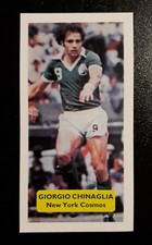 ITALY -  NEW YORK COSMOS - GIORGIO CHINAGLIA - Score UK football trade card NASL