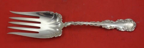 Louis XV by Whiting Gorham Sterling Silver Fish Serving Fork 5-tine large 9 1/2" Cover