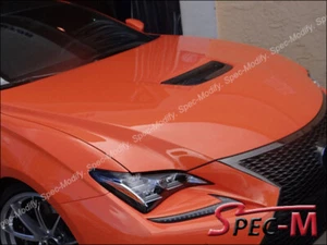 JPM CF Carbon Fiber Engine Hood Vent Trims Scoops Cover for 2015+ LEXUS RCF RC-F - Bild 1 von 3